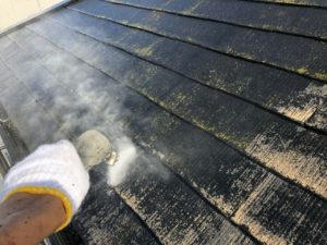 多摩地区でアパート屋根塗装工事のご報告