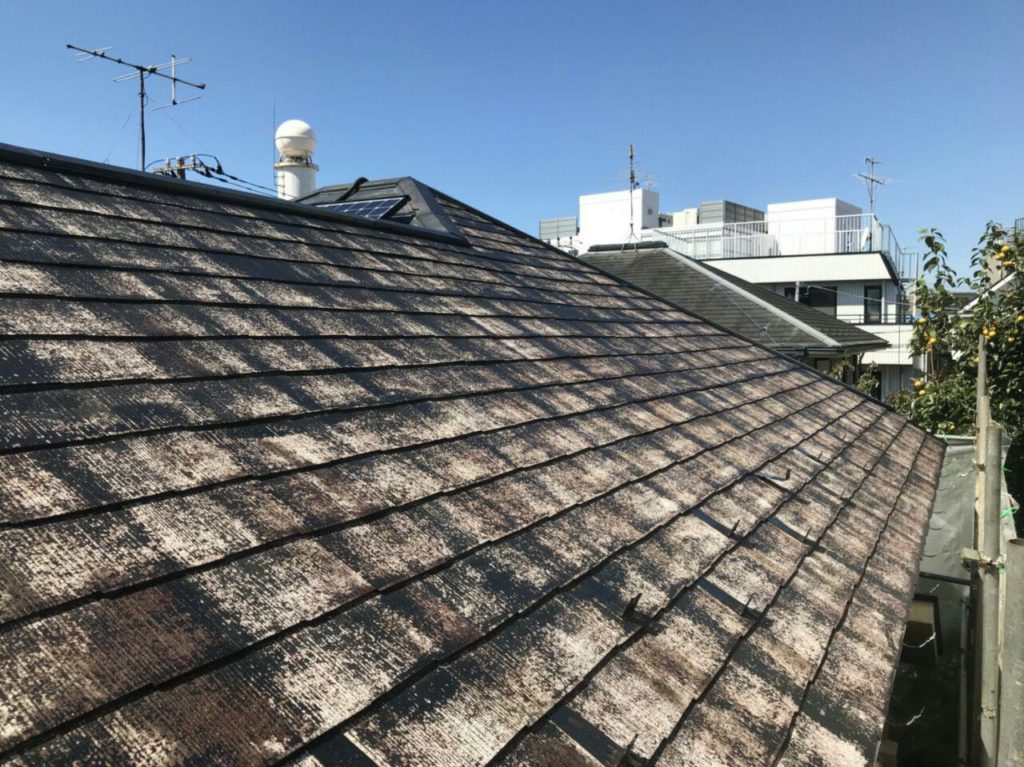 板橋区で地震保険のお見舞金で屋根外壁塗装