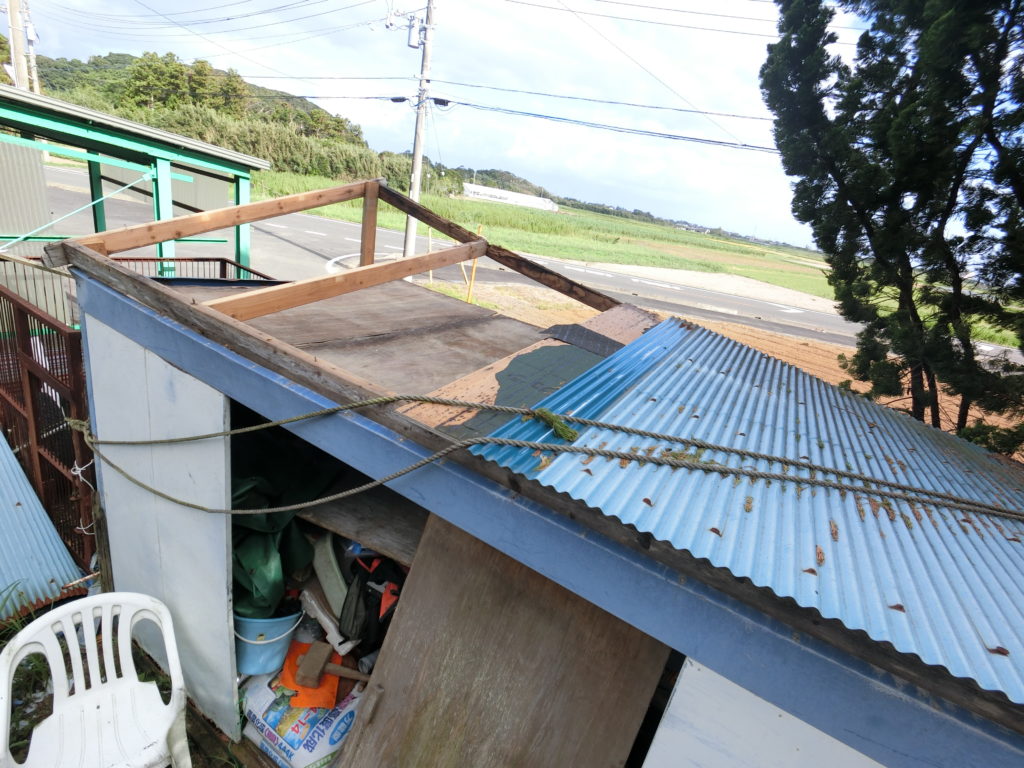 南房総市の台風被害！屋根修理回復工事！