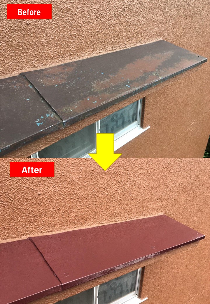 葛飾区 屋根・庇塗装＆屋根補修！
