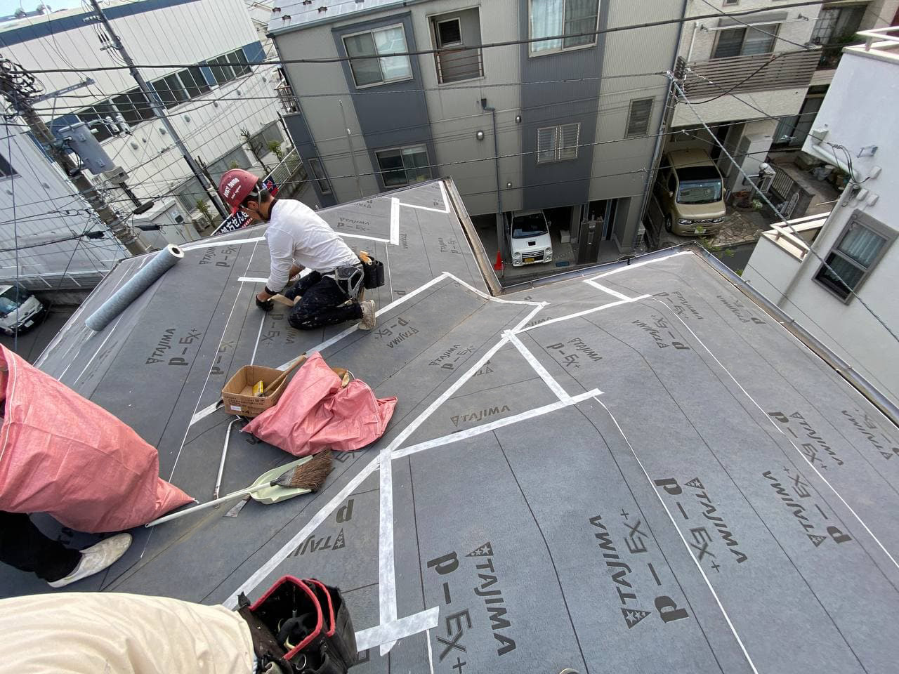 神奈川県大和市にて屋根葺き替え工事