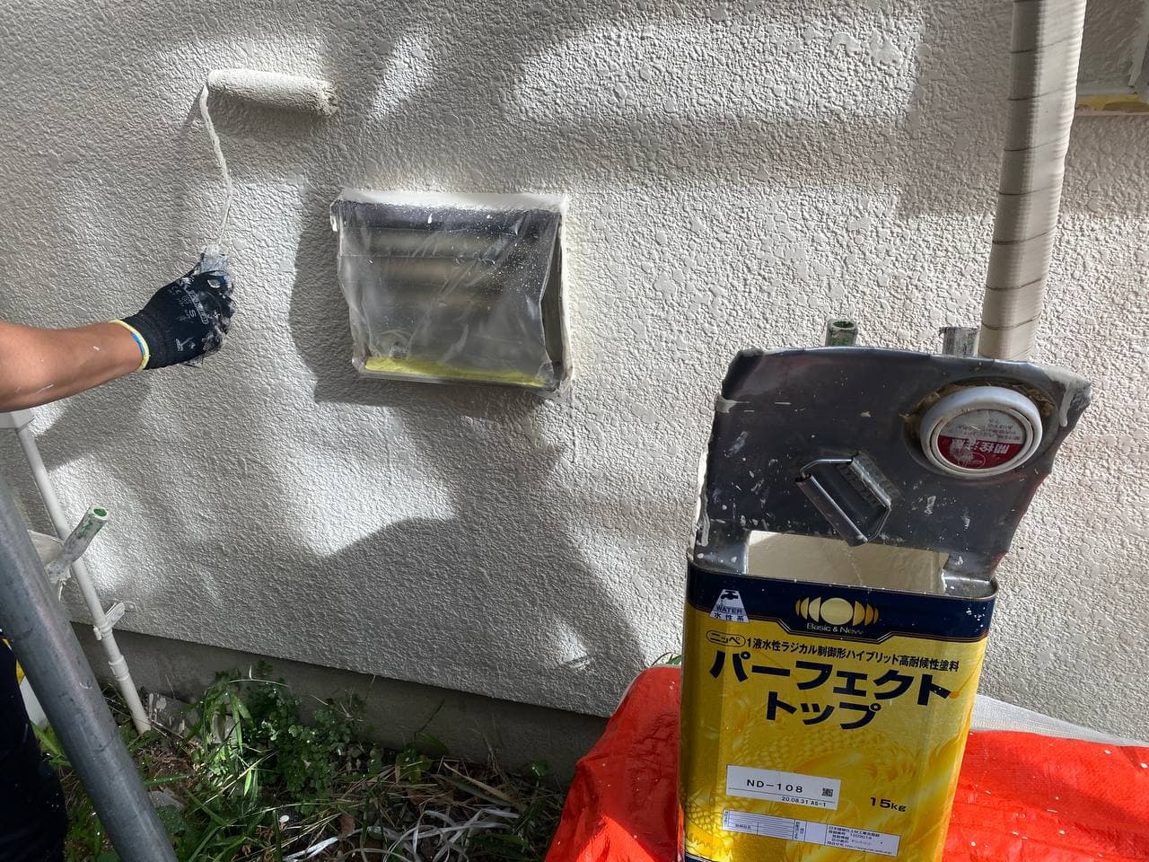 東京都荒川区にて屋根外壁塗装工事