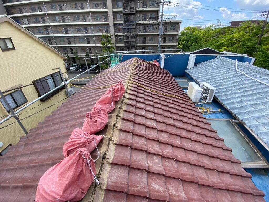 雨漏れ対策！埼玉県新座市で屋根葺き替え工事