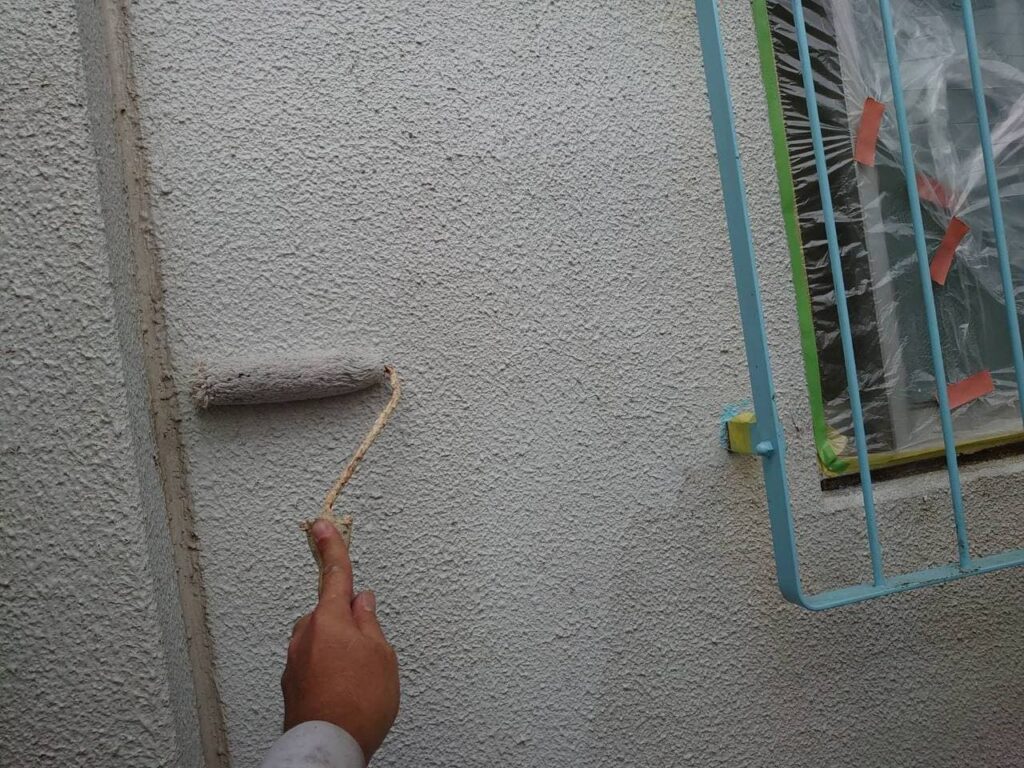 川崎市多摩区で屋上防水塗装及び外壁塗装