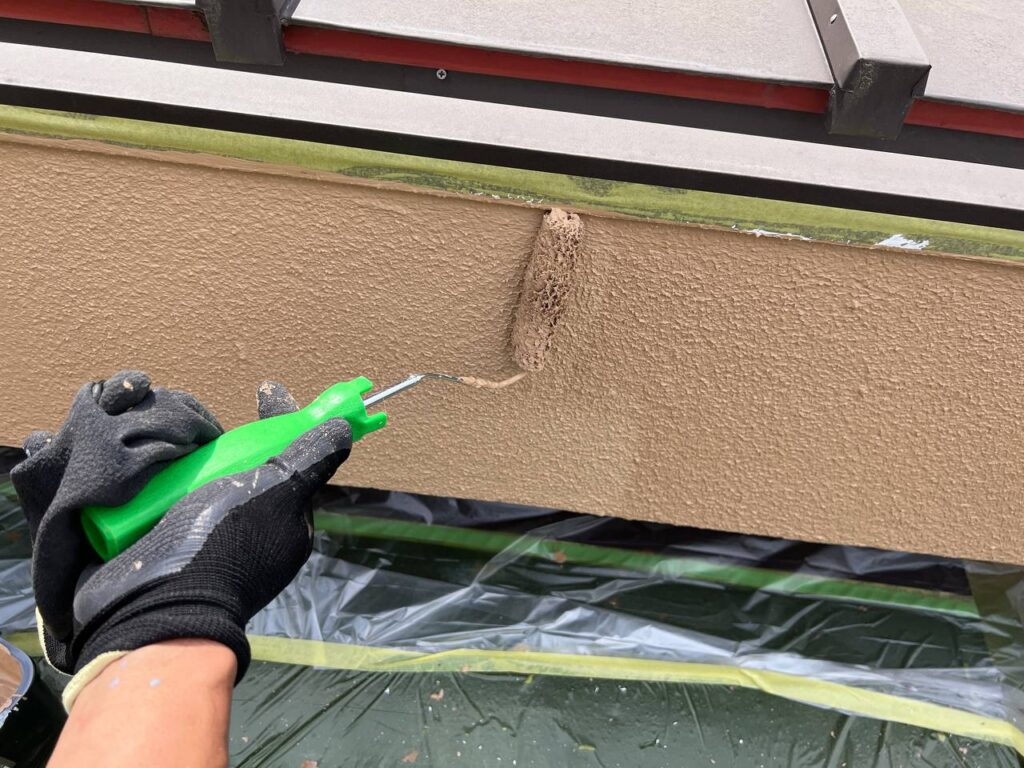 埼玉県深谷市で外壁軒天部分補修及び塗装工事
