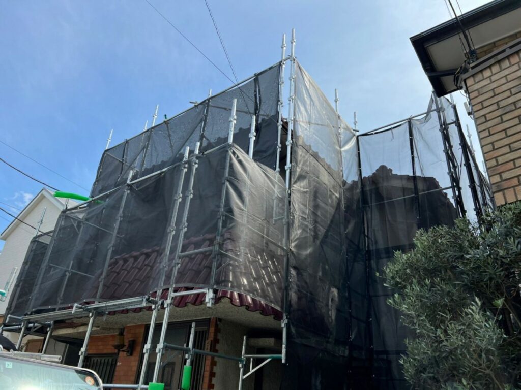 千葉県市川市でパーフェクトトップ外壁塗装工事