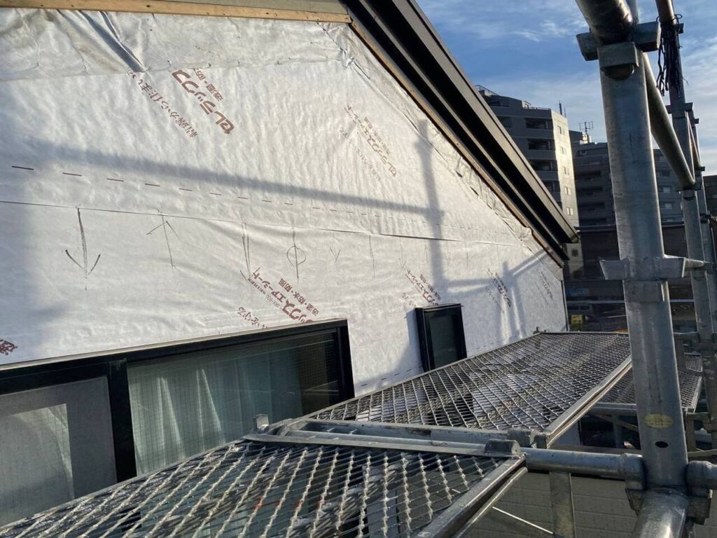 東京都江戸川区で外壁サイディング張り替え工事