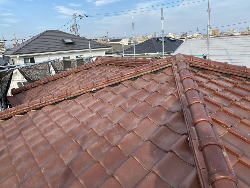 千葉県野田市で屋根葺き直し工事の施工チェック