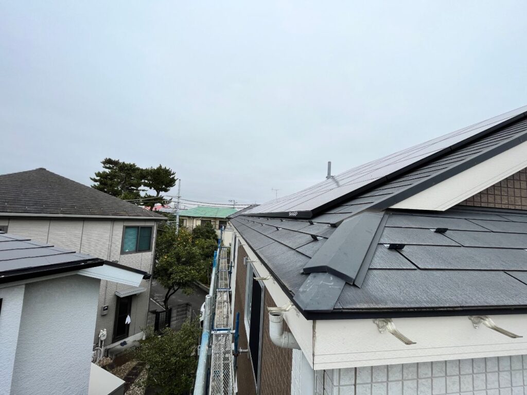 埼玉県春日部市で雹被害！屋根雨樋交換修理工事