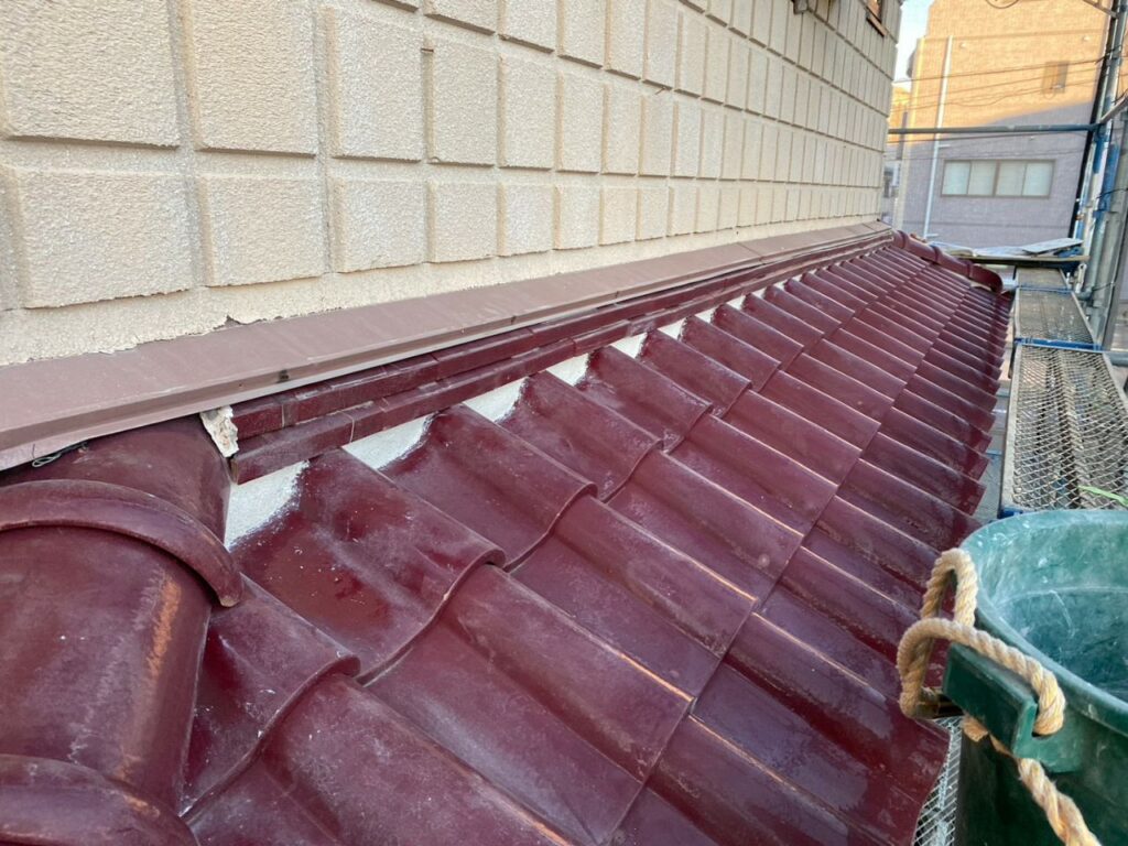 東京都八王子市で屋根漆喰入れ替え外壁塗装工事