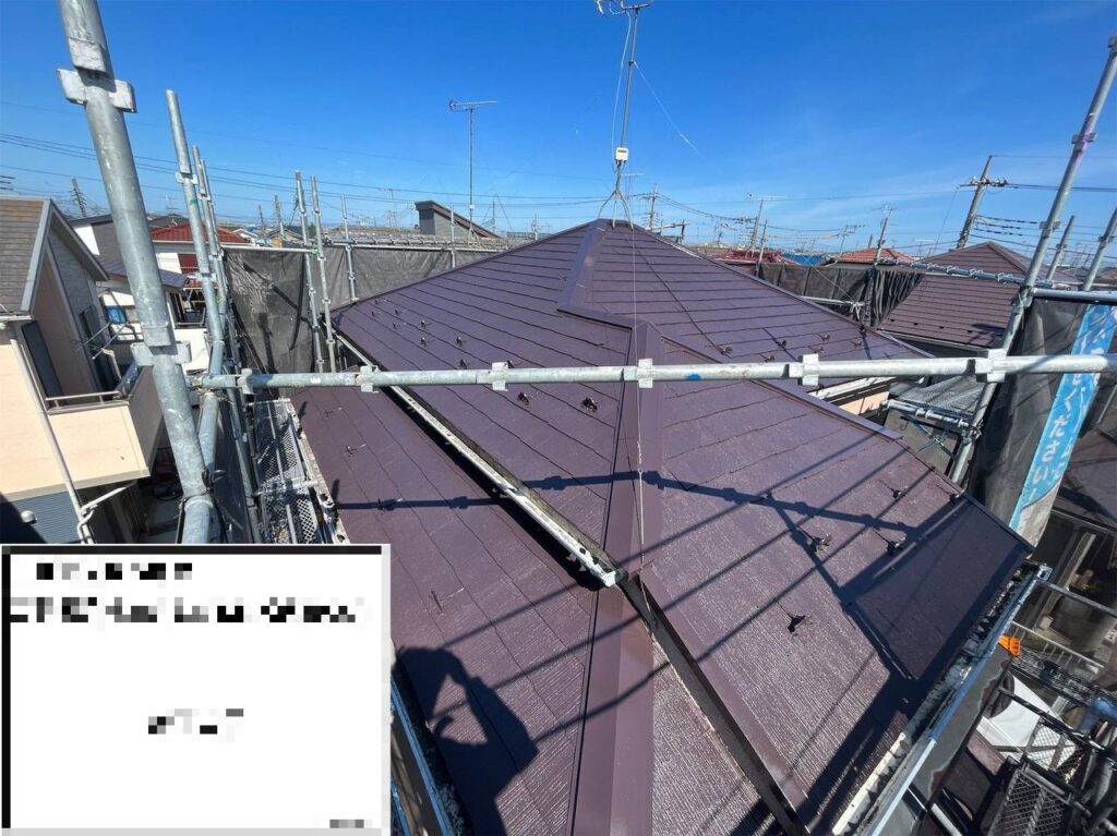 埼玉県羽生市で屋根塗装の住宅リフォーム工事！