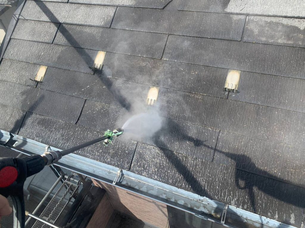 群馬県伊勢崎市にて住宅屋根塗装リフォーム工事